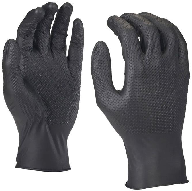 4x Black Mamba Snakeskin Tough Nitrile Work Gloves M like Gator 4x Black Mamba Snakeskin Tough Nitrile Work Gloves M like Gator