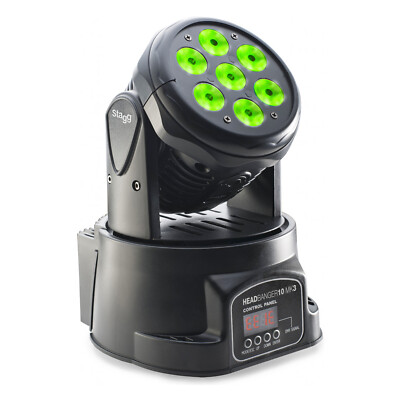 Stagg SLI-MHW-HB10-0 Head Banger 10 LED Moving-Head Scheinwerfer Spot