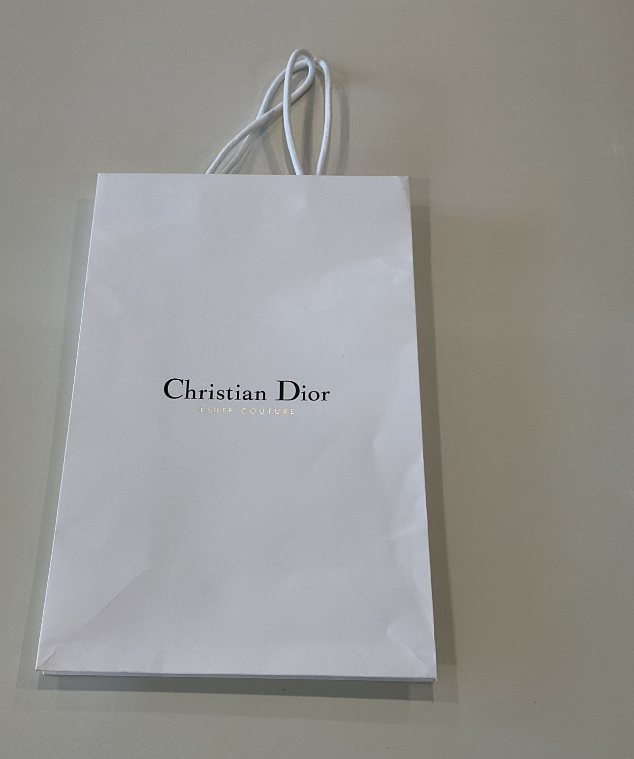 Christian Dior Paris Haute Couture Gift Bag 15x10x5 Inches Luxury Paper