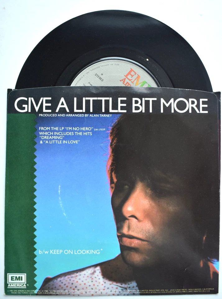 LOT OF 7 1980s 7" RECORDS J GEILS ROBERT PLANT RICK SPRINGFIELD CLIFF RICHARD - Image 3 of 4