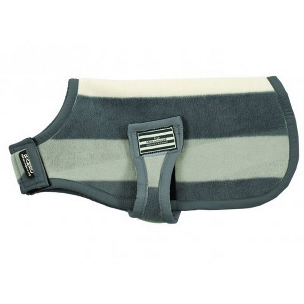 HORSEWARE RAMBO DELUXE NEWMARKET STRIPE FLEECE DOG COAT/RUG/BLANKET