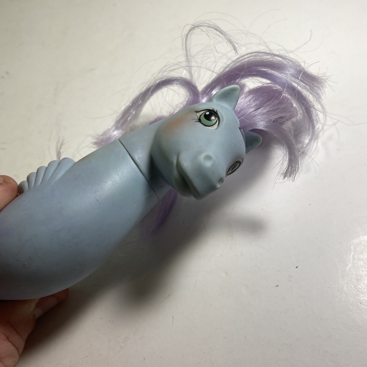 My Little Pony G1 Seahorse 1984 Sea Pony Blue Purple Original Hong