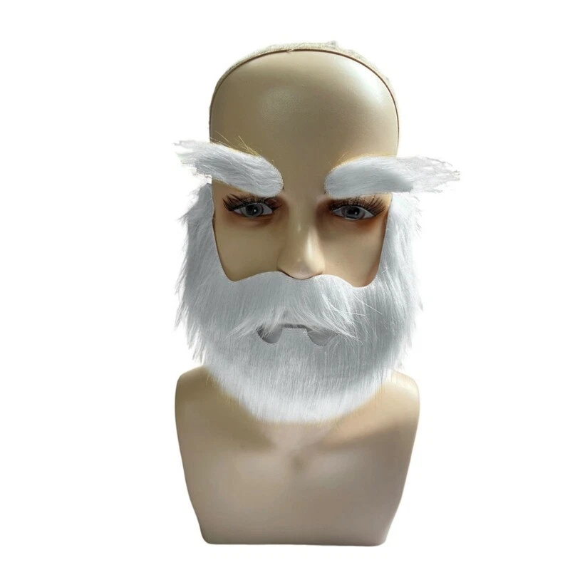 Bigotes y Cejas Cosplay Disfraz Accesorios para Hombres Mujeres Halloween Foto 3 de 4