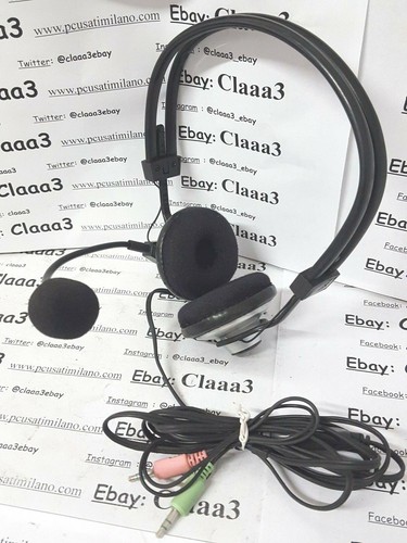 cuffie VoIP audio microfono call center OK no brand jack ok per DAD | eBay