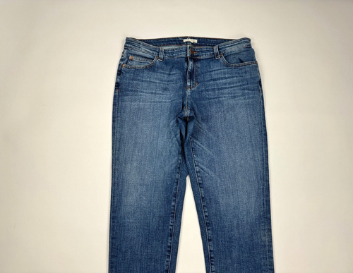 Jeans donna Eileen Fisher denim cotone biologico 6 tasche elasticizzato - Foto 3 di 11