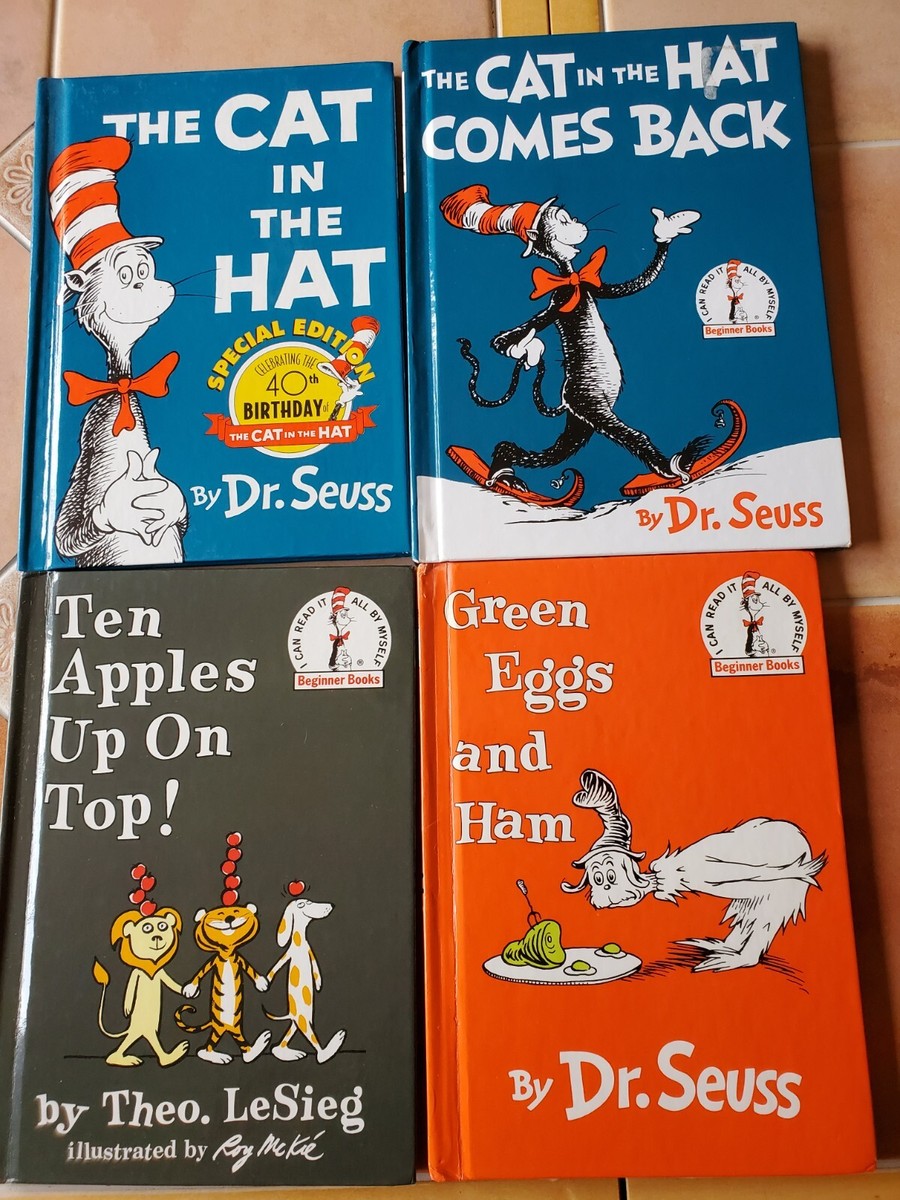 Lot of four Dr. Seuss Kids Books, free shipping | eBay
