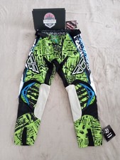 Pantalon moto cross vtt enduro BMX FLY RACINGEvolution Green Black 30US NEUF
