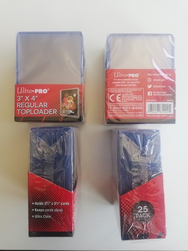 100x Ultra Pro - Regular Toploader 3"x4" für Pokemon Magic Yu-Gi-Oh Kartenhüllen - Bild 2 von 7