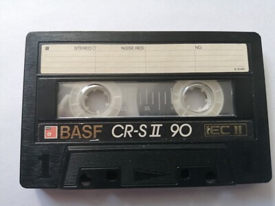 BASF CR-S II 90 IEC II Audio Kassette MC Cassette #7d1