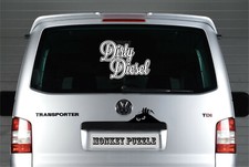 LARGE DIRTY DIESEL DECAL LOGO CAR VAN VINYL DUB STICKER EURO DRIFT