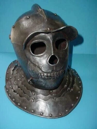 Helmet Savoyard Medieval Helmet Replica of The Original Totenkopf Helmet–1600 - Picture 1 of 4