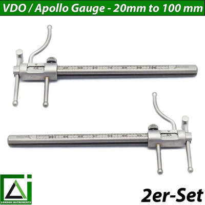 VDO Messgerät Dental Venus Apollo Messgerät 20 Zu 100mm Zahnmedizin Werkzeuge X2