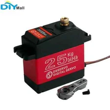 25KG IP66 DS3225 Digital RC Servo Metal Gear 270 Degree for 1/8 1/10 1/12 RC Car