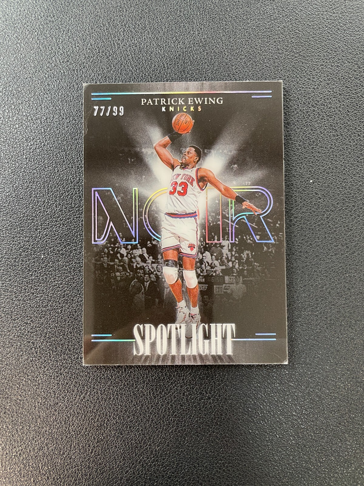 2023-24 Panini Noir Basketball Patrick Ewing Spotlight 77/99 BJJH