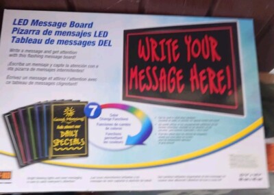 Hy-Ko Products LED-MB1 - LED Message Board 23-5/8'' x 14-3/4'' Neon