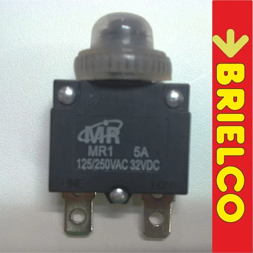 CIRCUIT BREAKER FUSE AUTOMATIC PROTECTION SHORT CIRCUIT RESETTABLE 5A AC