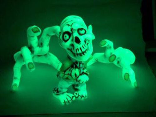 Neil Eyre Eyredesigns Halloween walking dead zombie Glow in Dark made ...
