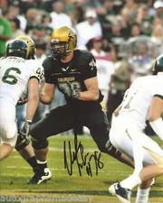 NATE SOLDER COLORADO BUFFALOES SIGNED 8X10 PHOTO W/COA #1