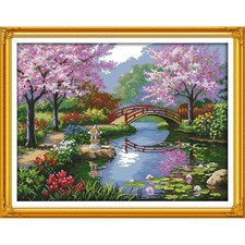 Stamped Cross Stitch Kits Full Range of Easy Patterns Embroidery Starter Kits...