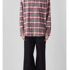 Hatching Room 90s Vintage Flannel Elbow Patch Check Shirt