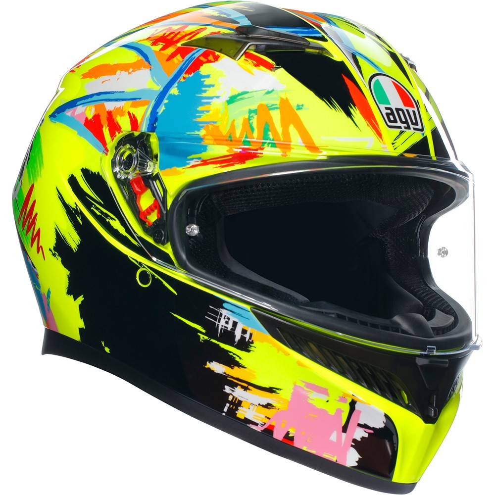 Casque intégral AGV K3 Rossi Winter Test pour moto route et piste