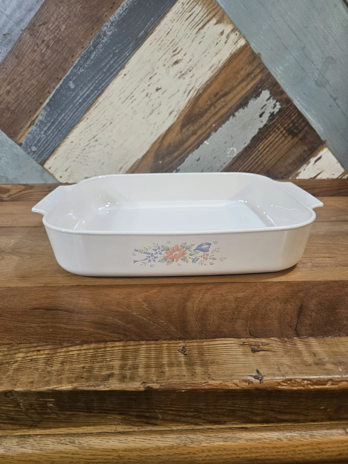 Corning Ware A-21-B-N Symphony Roaster Lasagna Casserole Pan Clean and Nice