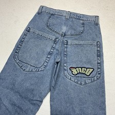 JNCO Jeans Low Down Classic Vintage Y2K Baggy Denim Wide Leg Skater Men's 32/30