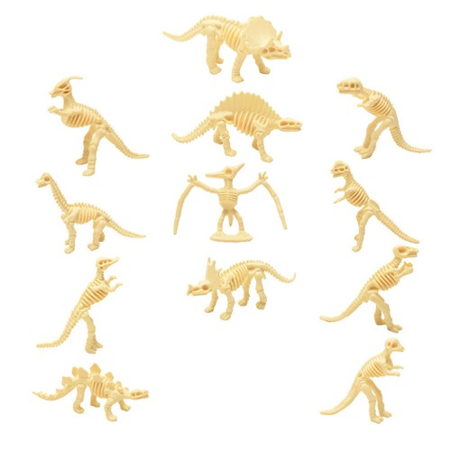 12 Pcs Dinosaurier-Skelett-Spielzeug Kind Baby Mini-Dinosaurier-Figuren - 第 5/12 張圖片