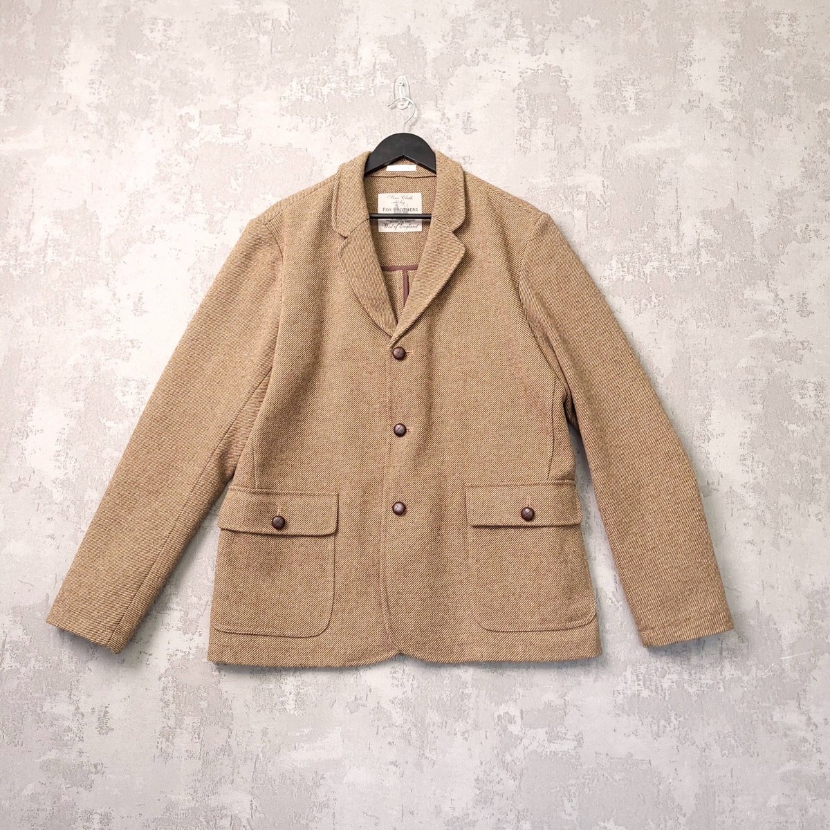 Fox Brothers x Odyssey London Tweed Blazer Jacket Mens Large 42R