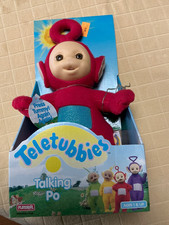 RARE VINTAGE ORIGINAL TELETUBBIES TALKING RED PO .Original box Toys R Us tag