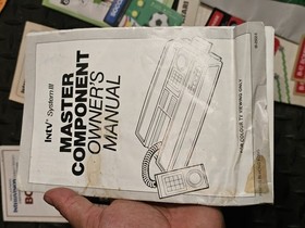 Intellivision Manuals & Overlays lot (used) - manuals, overlays for games