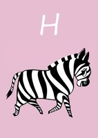 Zebra Malbuch/Notizbuch/Tagebuch A4