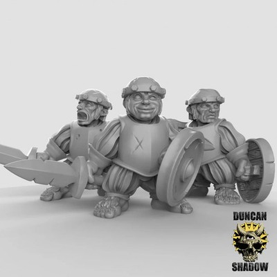 Halfling Stadtwache Miniatur