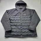 Columbia Men's Grand Trek III Down Hooded Jacket Black XXL 650-Fill Omni-Heat