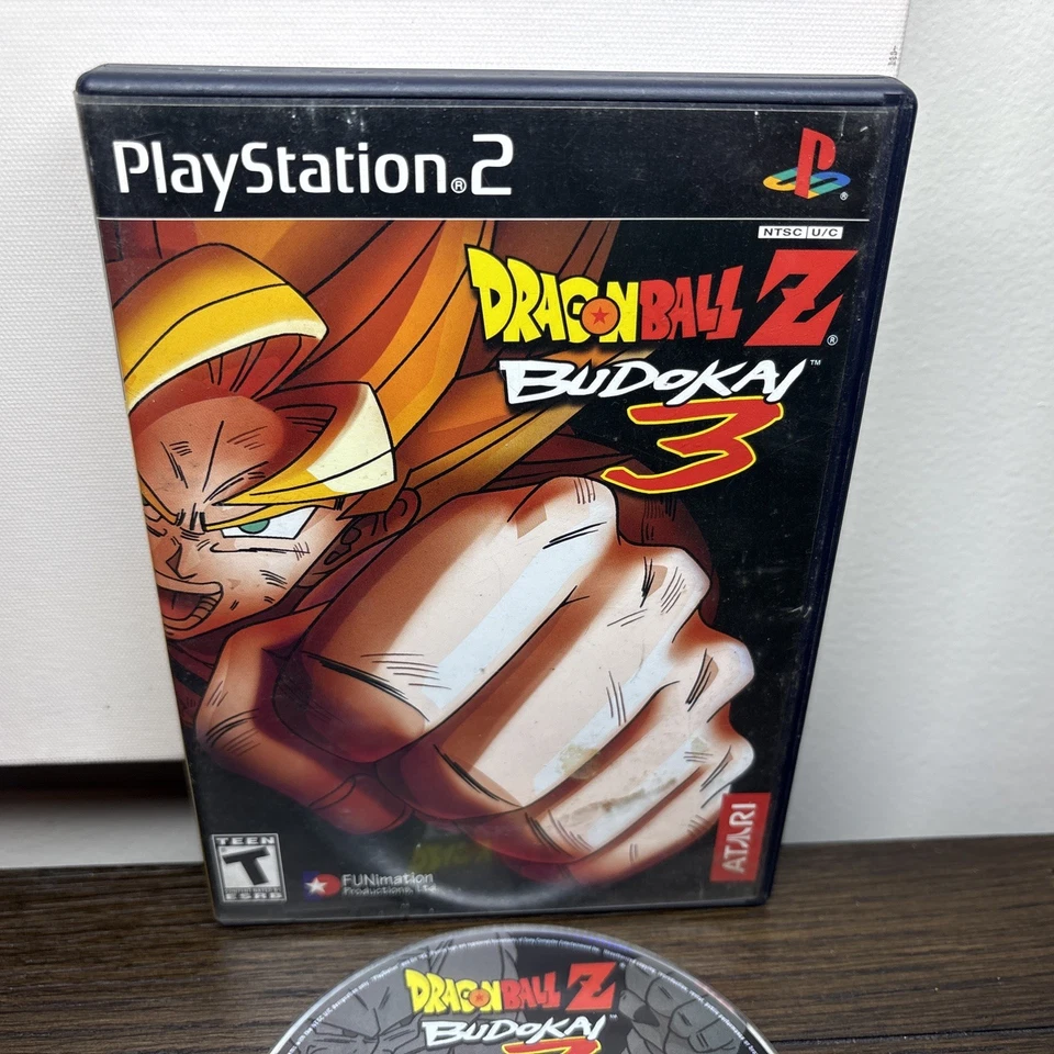 Dragon Ball Z: Budokai 3 (Sony PlayStation 2, 2004) PS2 No Manual B - Image 3 of 4