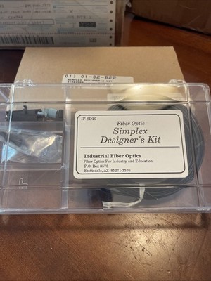 Industrial Fiber Optics IF-SD10 Simplex Designer s Kit Fiber Optic Training Lab 