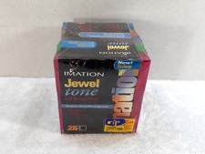 Imation Slim CD DVD Storage Cases Jewel Tone 25 Pack Assorted Colors Sealed NEW