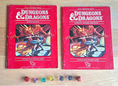 Dungeons & Dragons Basic Rules Set 1 - Books only - by TSR 1983