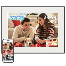 32GB WiFi Digital Picture Frame, 10.1 Inch Frameo Photo Frame,1280x800 HD IPS...