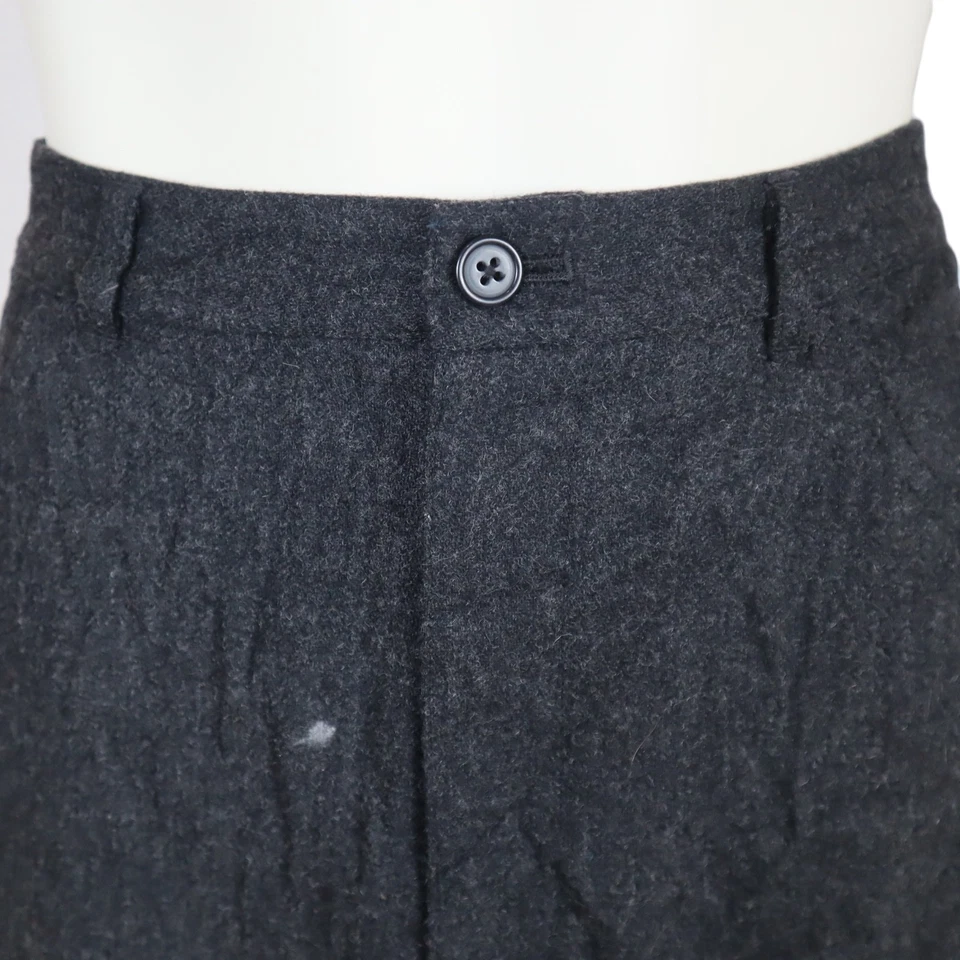 Falda larga de lana Eddie Bauer vintage a medida en relieve floral gris para mujer 14 Foto 4 de 4