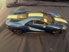 2017 Ford GT 1/18 scale blue white stripes Maisto Limited Edition Excellent