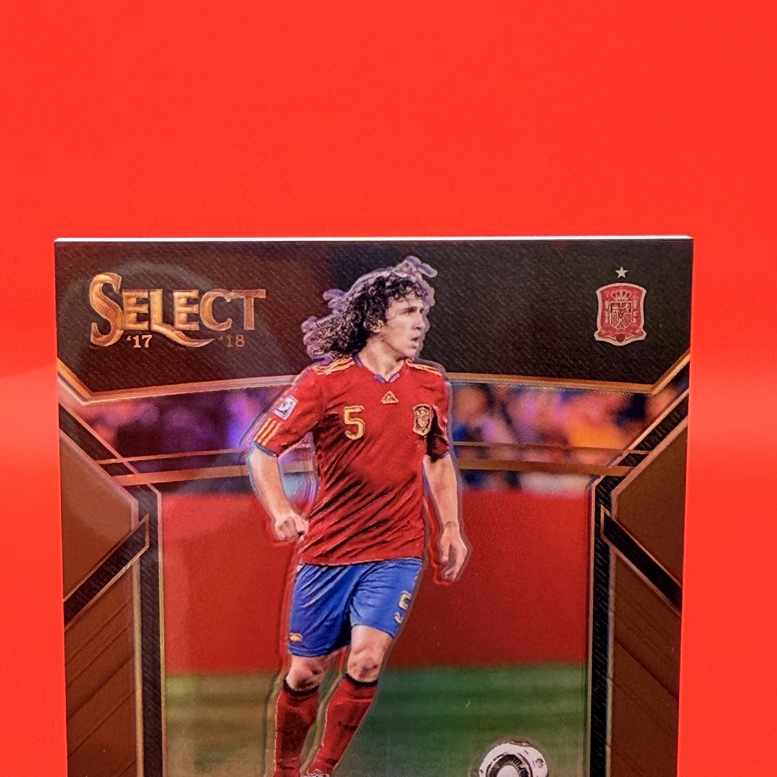 2017-18 Panini Select Carles Puyol Historic Signatures Copper Prizm Auto /49 view 4