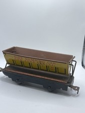 MARX VINTAGE O GAUGE  TIN LITHO  NEW YORK CENTRAL NYC 567 SIDE DUMPING TRAIN CAR