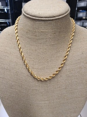 Loft 18'' Gold Tone Rope Chain