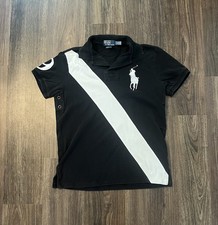 Vintage Polo Ralph Lauren Vintage Big Pony Polo Shirt White Stripe