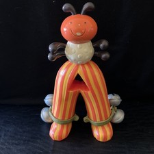 JUST B BYOU Ant Rattle Tambourine LETTER A Insect Instrument