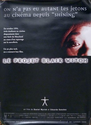 THE BLAIR WITCH PROJECT - FOUND FOOTAGE / HORROR / WOODS - ORIGINAL FILMPLAKAT