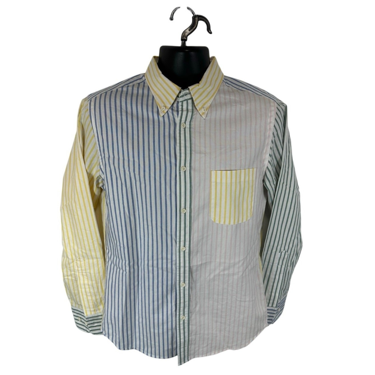 FILA Blazer canottaggio colorblock righe maniche lunghe camicia abito casual multicolore piccolo