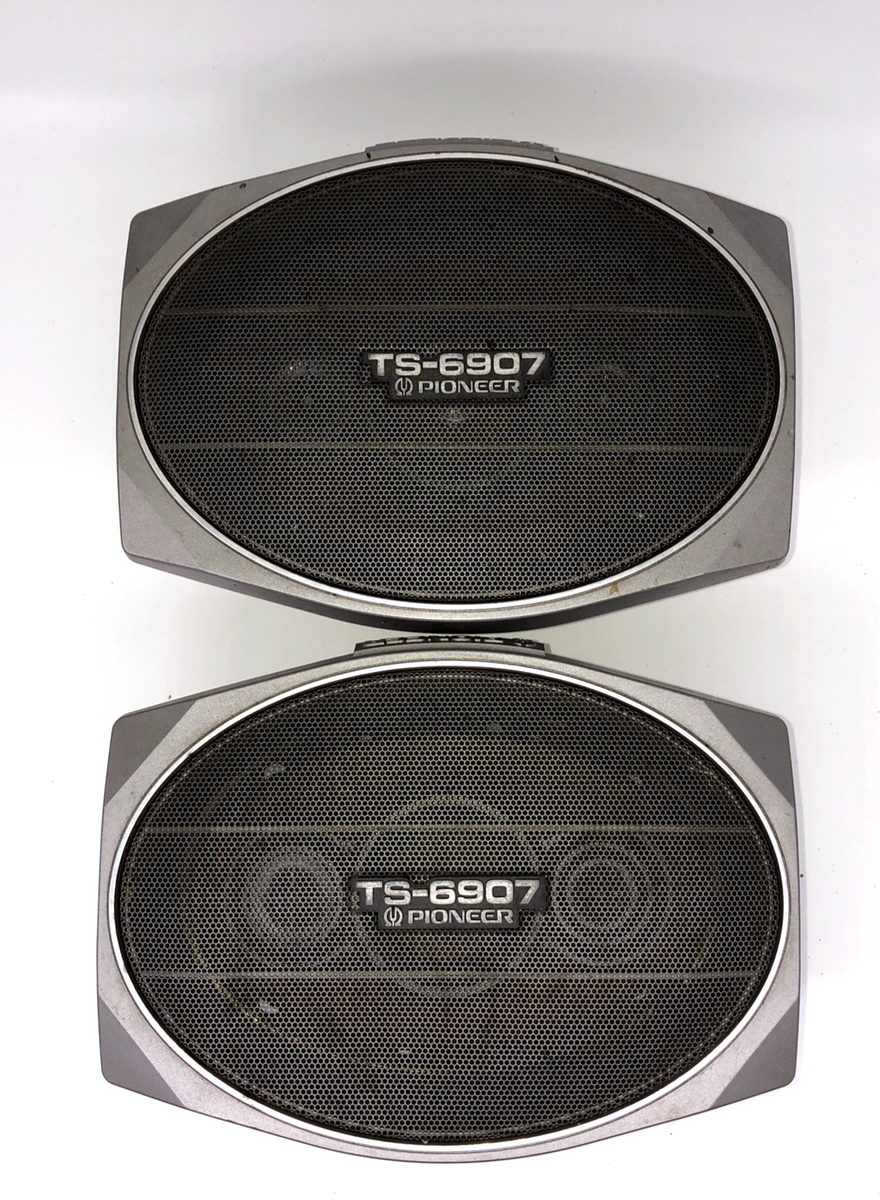 PIONEER TS-6907s 6X9 COAXIAL 4 OHM 100 WATT 4 WAY VINTAGE SPEAKERS