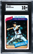 1980 Topps Nolan Ryan #580 SGC 10
